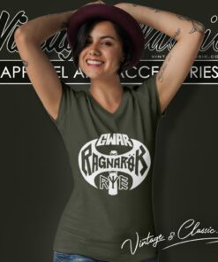 Gwar Shirt Ragnarok Rye Logo V Neck TShirt