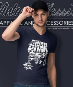 Gwar Shirt Skull And Mace V Neck TShirt