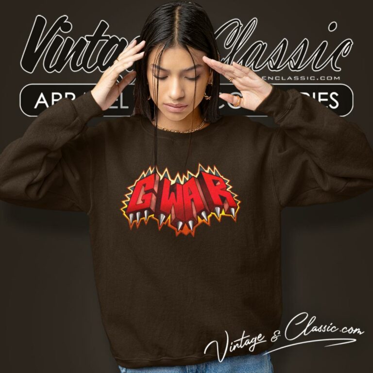 Gwar Shirt The New Dark Ages Logo Sweatshirt Gwar Shirt The New Dark Ages Logo Sweatshirt