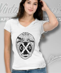 Gwar X Cop V Neck TShirt