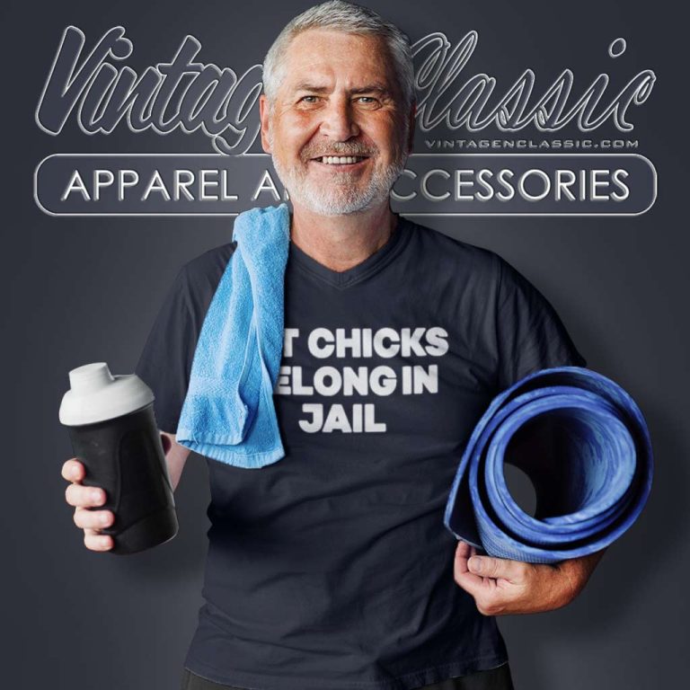 H Pearl Davis Fat Chicks Belong In Jail V Neck TShirt H Pearl Davis Fat Chicks Belong In Jail V Neck TShirt