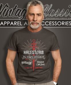 Halestorm Shirt In This Moment New Year Day Live In Concert T Shirt