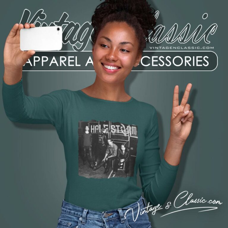 Halestorm Shirt Into The Wild Life Long Sleeve Tee Halestorm Shirt Into The Wild Life Long Sleeve Tee