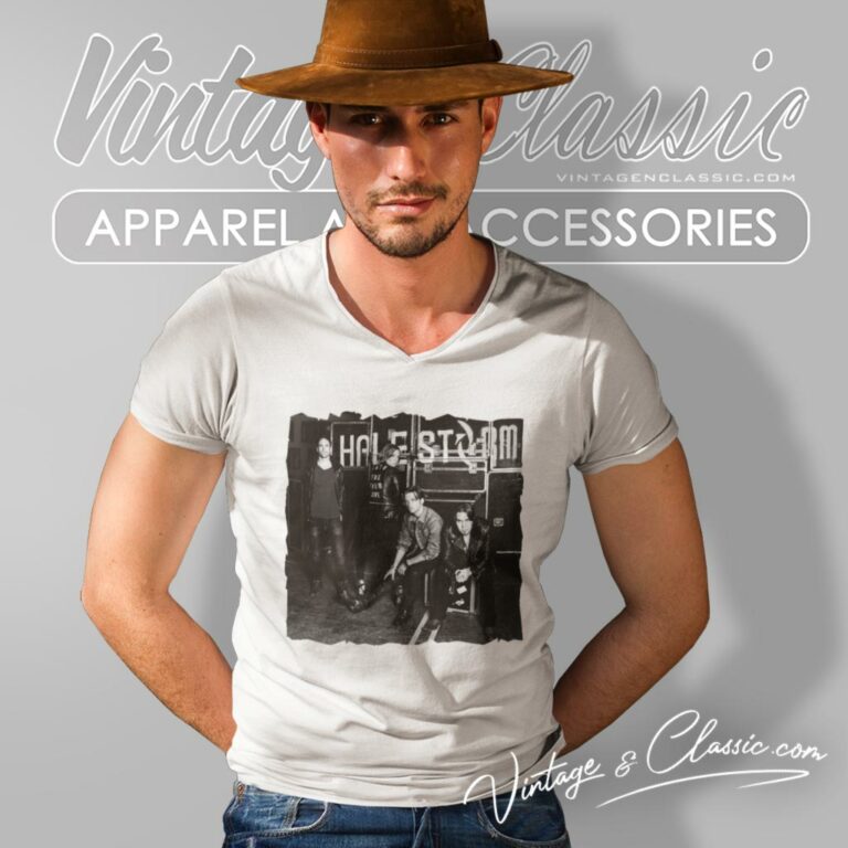 Halestorm Shirt Into The Wild Life V Neck TShirt Halestorm Shirt Into The Wild Life V Neck TShirt