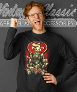 Halloween 49ers Shirt Gift For San Francisco 49ers Long Sleeve Tee