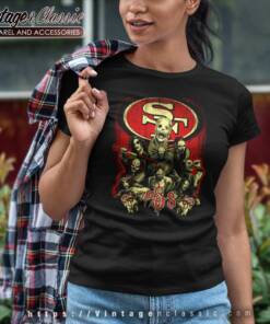 Halloween 49ers Shirt Gift For San Francisco 49ers Women TShirt