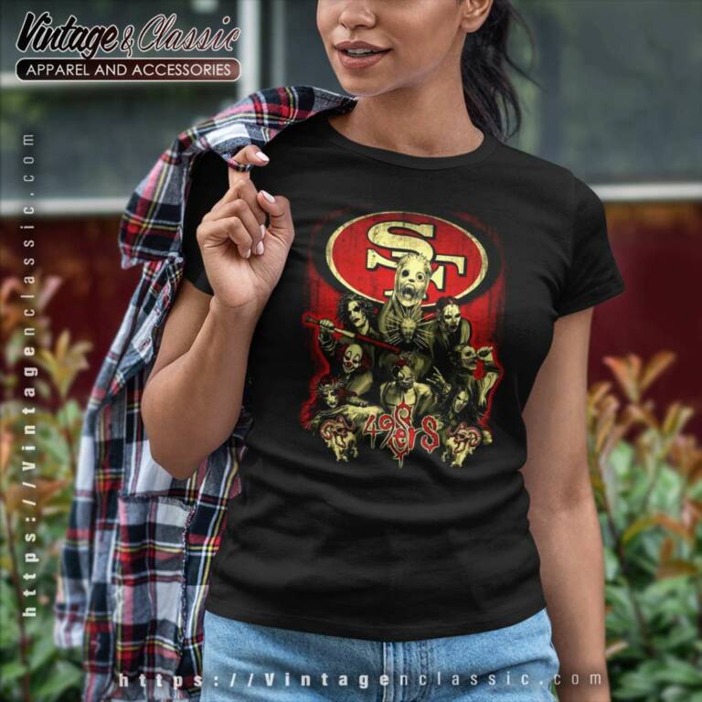 Halloween 49ers Shirt Gift For San Francisco 49ers Women TShirt Halloween 49ers Shirt Gift For San Francisco 49ers Women TShirt