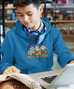 Halloween Bluey And Friends Trick Or Treat kids Hoodies