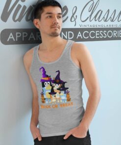 Halloween Bluey Family Pumpkin Tank Top Racerback