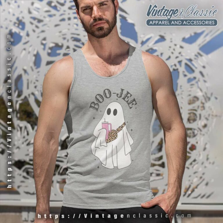 Halloween Boo Jee Ghost Tank Top Racerback Halloween Boo Jee Ghost Tank Top Racerback
