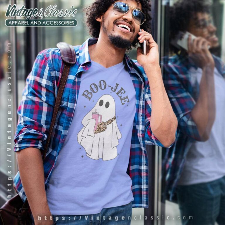 Halloween Boo Jee Ghost V Neck TShirt Halloween Boo Jee Ghost V Neck TShirt