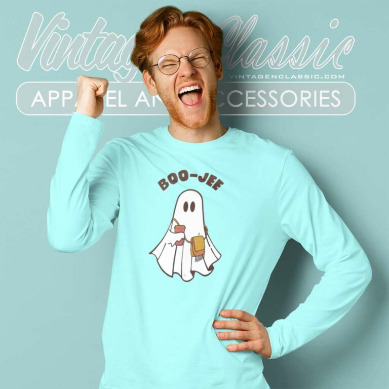 Halloween Boo Jee Spooky Ghost Long Sleeve Tee Halloween Boo Jee Spooky Ghost Long Sleeve Tee
