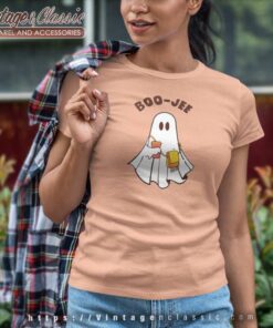 Halloween Boo Jee Spooky Ghost Women TShirt