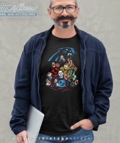 Halloween Carolina Panther Nfl Long Sleeve Tee