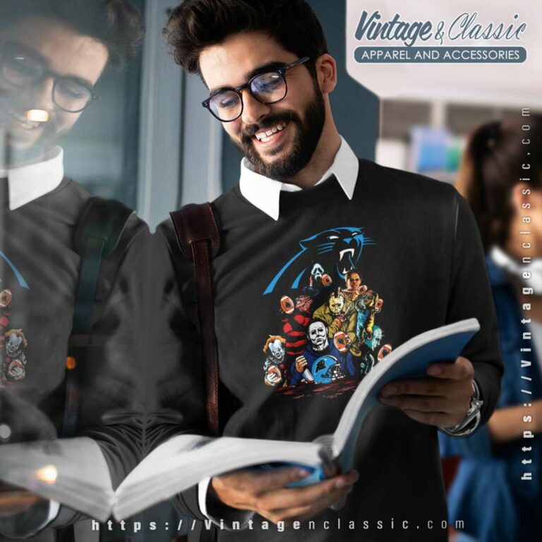 Halloween Carolina Panther Nfl Sweatshirt Halloween Carolina Panther Nfl Sweatshirt