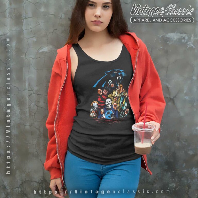 Halloween Carolina Panther Nfl Tank Top Racerback Halloween Carolina Panther Nfl Tank Top Racerback
