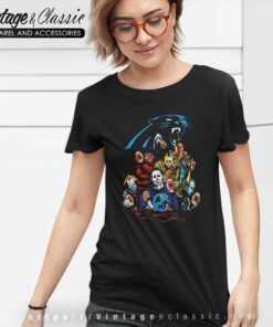 Halloween Carolina Panther Nfl Women TShirt