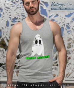 Halloween Ghost Malone With Tattoos Tank Top Racerback
