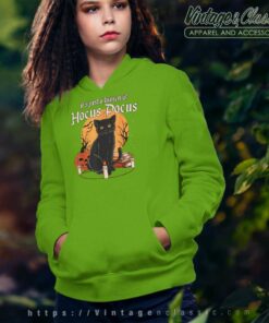 Halloween Hocus Pocus Shirt Black Cat Its Just A Bunch Hoodie