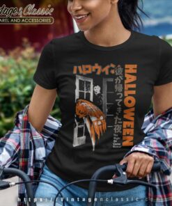 Halloween Horror Movie Japanese Poster Women TShirt