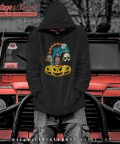 Miami Dolphins Halloween Horror Movie Pumpkin Shirt 5 Miami Dolphins Halloween Horror Movie Pumpkin Hoodie