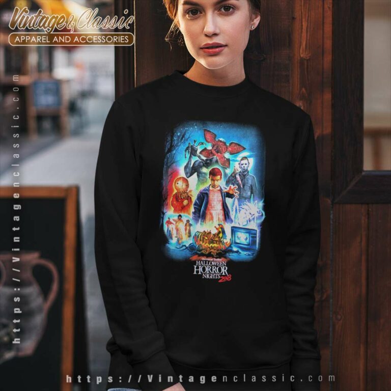 Halloween Horror Night 2018 Poster Sweatshirt Halloween Horror Night 2018 Poster Sweatshirt