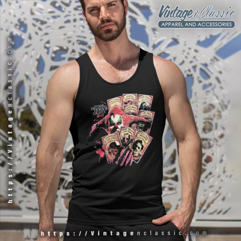 Halloween Horror Nights 2007 Poster Tank Top Racerback Halloween Horror Nights 2007 Poster Tank Top Racerback
