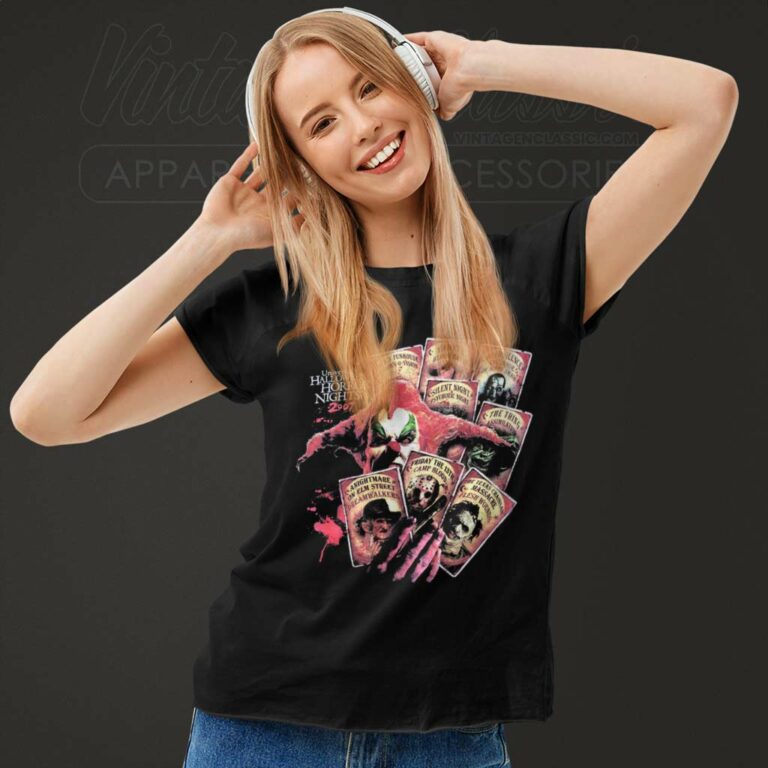 Halloween Horror Nights 2007 Poster Women TShirt Halloween Horror Nights 2007 Poster Women TShirt