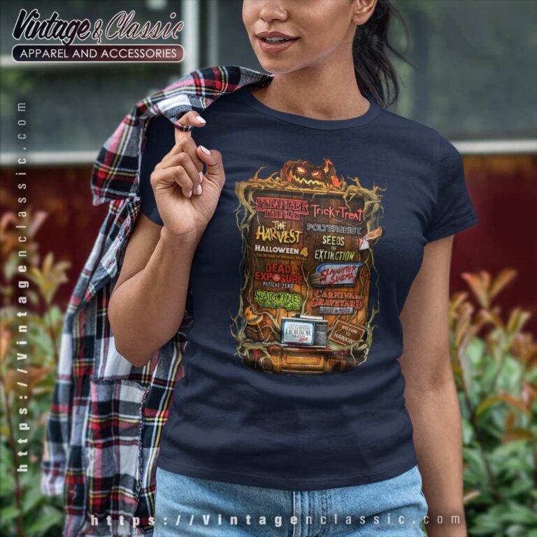 Halloween Horror Nights 2018 Stranger Things Women TShirt Halloween Horror Nights 2018 Stranger Things Women TShirt