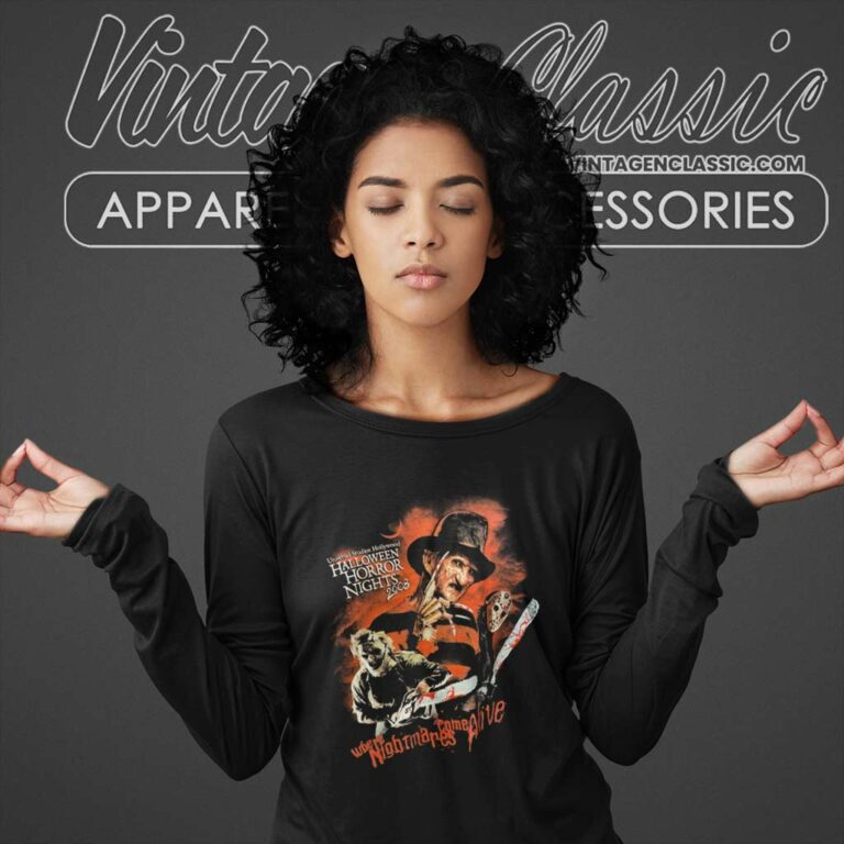 Halloween Horror Nights Shirt Gift Long Sleeve Tee Halloween Horror Nights Shirt Gift Long Sleeve Tee