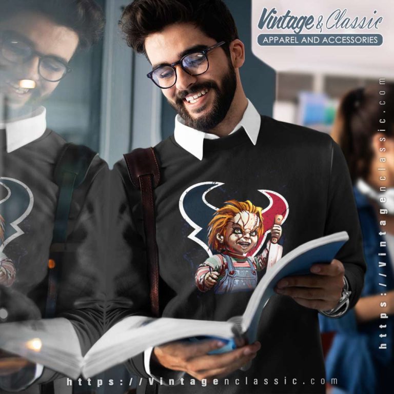 Halloween Houston Texans Chucky Sweatshirt Halloween Houston Texans Chucky Sweatshirt