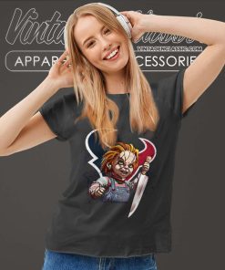 Halloween Houston Texans Chucky Women TShirt