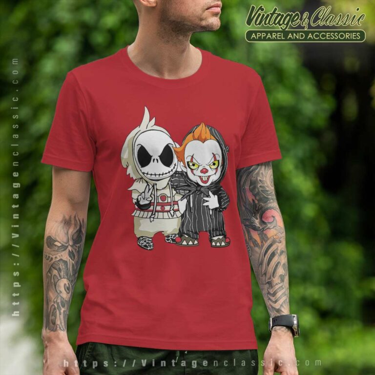 Halloween Jack Skellington And Pennywise T Shirt Halloween Jack Skellington And Pennywise T Shirt