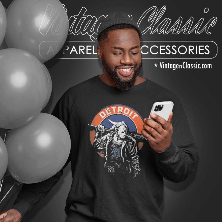Halloween Jason Voorhees Detroit Tigers Sweatshirt Halloween Jason Voorhees Detroit Tigers Sweatshirt