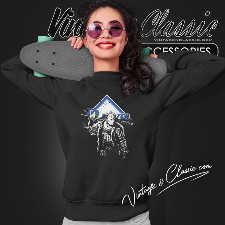 Halloween Jason Voorhees Tampa Bay Rays Sweatshirt Halloween Jason Voorhees Tampa Bay Rays Sweatshirt