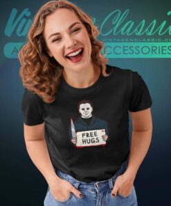 Halloween Michael Myers Free Hugs Women TShirt