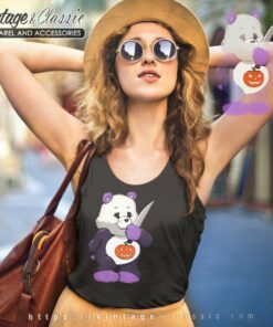 Halloween Michael Myers Shirt Michael Bear Tank Top Racerback