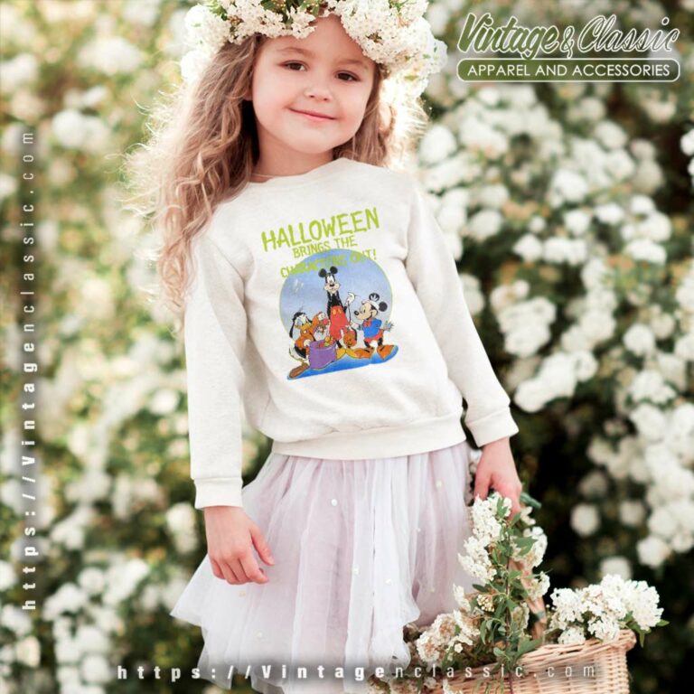 Halloween Mickey And Friends Disneyland kids Sweetshirt Halloween Mickey And Friends Disneyland kids Sweetshirt