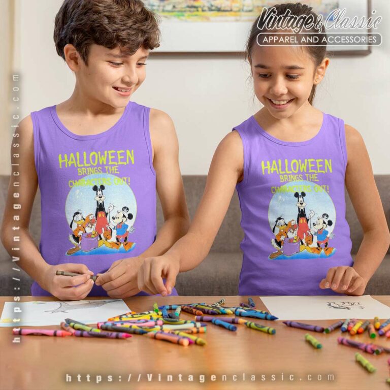 Halloween Mickey And Friends Disneyland kids Tanktop Halloween Mickey And Friends Disneyland kids Tanktop