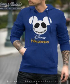 Halloween Mickey Disney Jack Skellington Hoodie