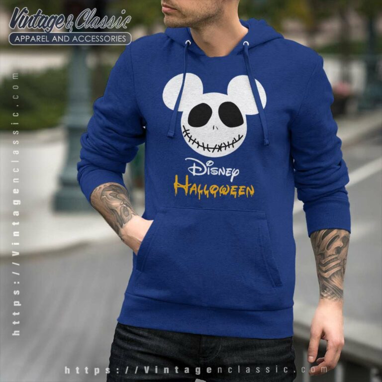 Halloween Mickey Disney Jack Skellington Hoodie Halloween Mickey Disney Jack Skellington Hoodie