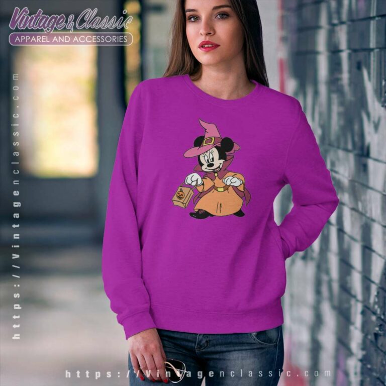 Halloween Minnie Trick Or Treat Sweatshirt Halloween Minnie Trick Or Treat Sweatshirt