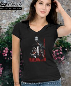 Halloween Myers Slasher Shirt Gift For Fan V Neck TShirt