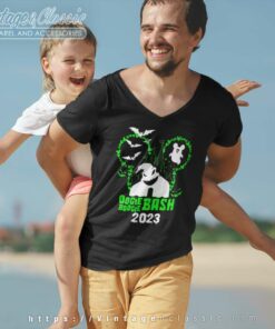 Halloween Oogie Boogie Bash Mickey V Neck TShirt