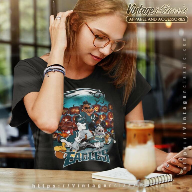 Halloween Philadelphia Eagles Women TShirt Halloween Philadelphia Eagles Women TShirt