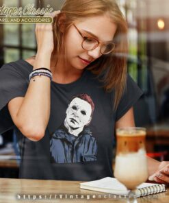 Halloween Safety Michael Myers Women TShirt