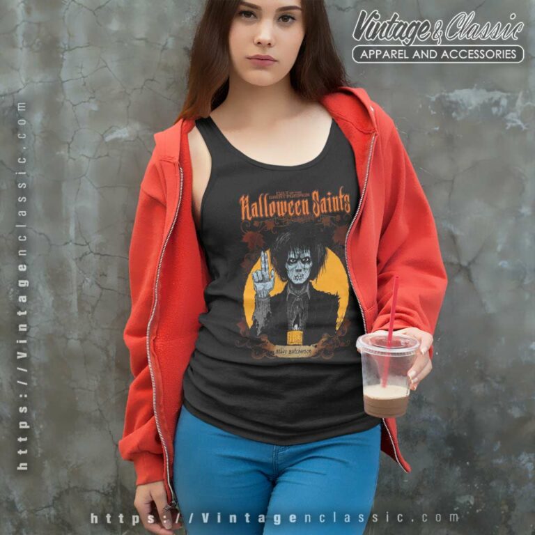 Halloween Saints Billy Butcherson Hocus Pocus Tank Top Racerback Halloween Saints Billy Butcherson Hocus Pocus Tank Top Racerback