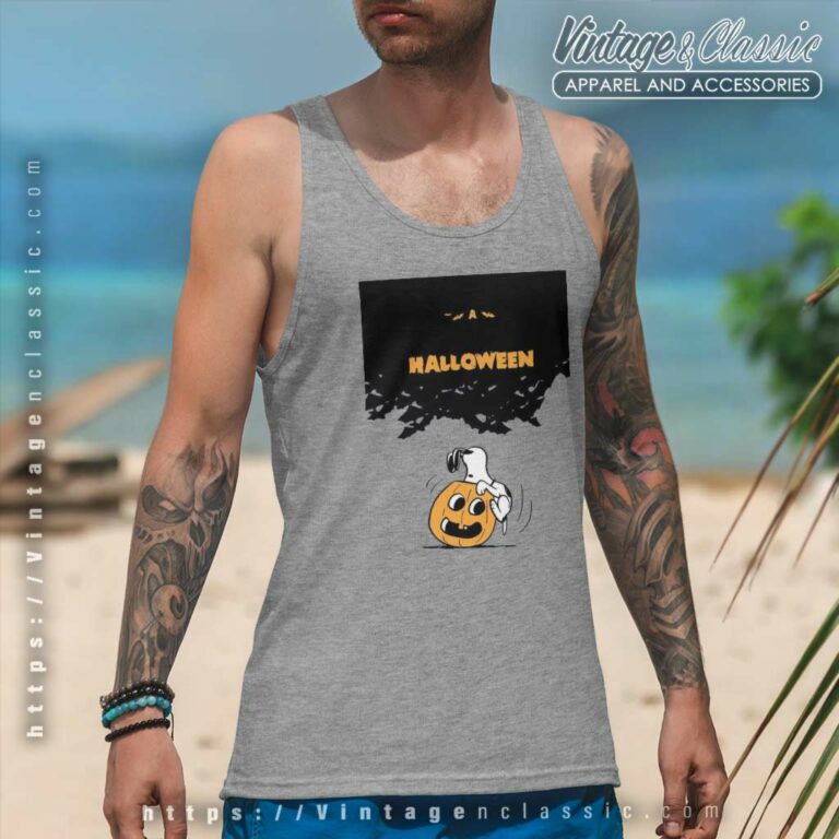 Halloween Shirt Gift For Snoopys Fan Tank Top Racerback Halloween Shirt Gift For Snoopys Fan Tank Top Racerback