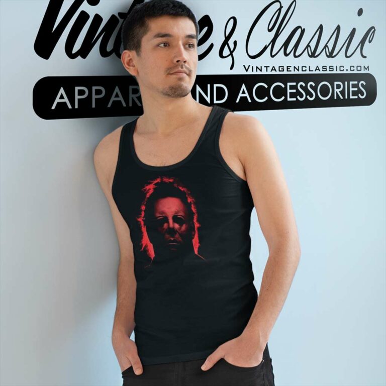Halloween Shirt Michael Myers Gift For Fan Tank Top Racerback Halloween Shirt Michael Myers Gift For Fan Tank Top Racerback