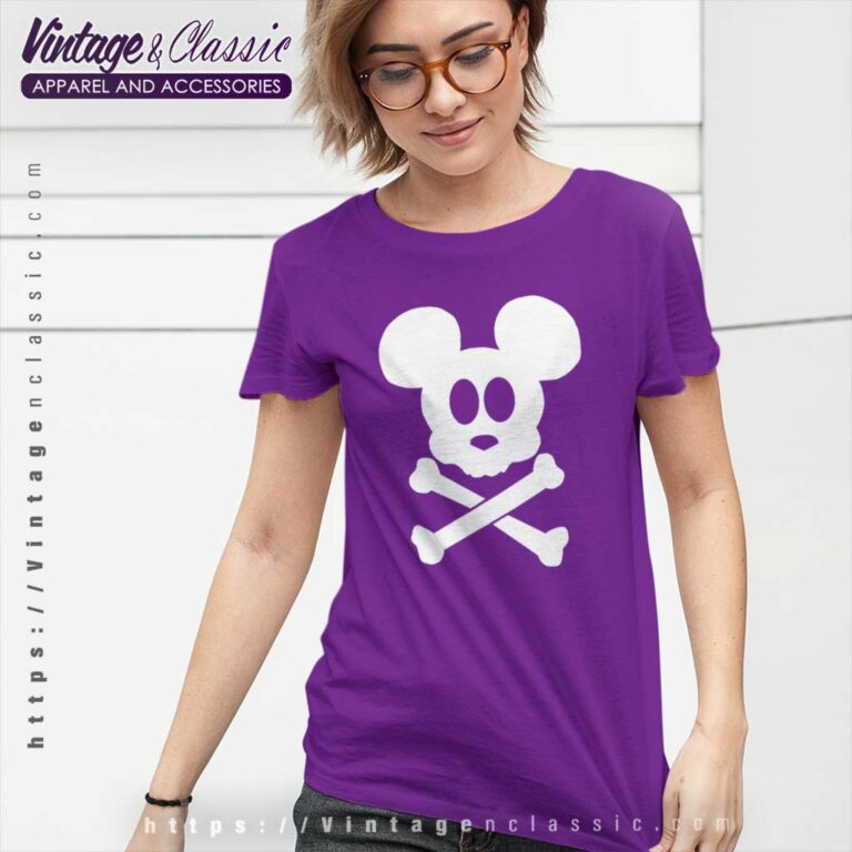 Halloween Skull Bones Skeleton Mickey Women TShirt Halloween Skull Bones Skeleton Mickey Women TShirt